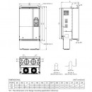 Falownik wektorowy 55kW 3-fazowy 460VAC Delta Electronics VFD550C43A